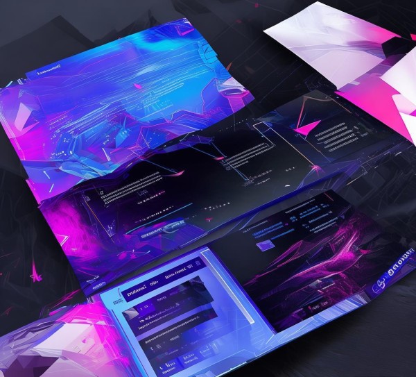 动态UI设计风格赋能商务PPT模板,打造沉浸式视觉体验与高效信息传递